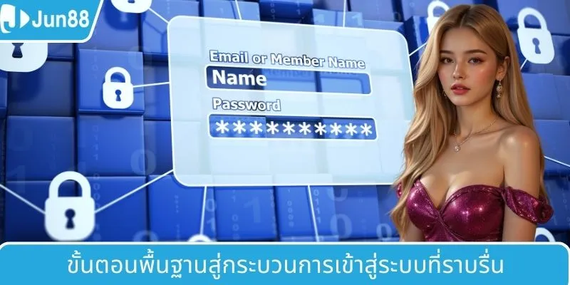 ขั้นตอนพื้นฐานสู่กระบวนการเข้าสู่ระบบที่ราบรื่น