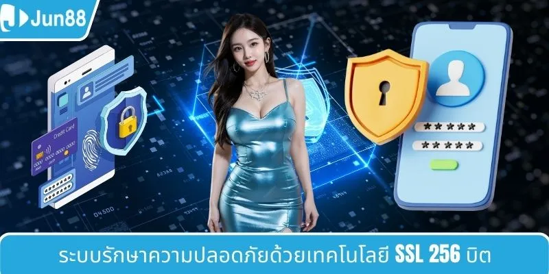ระบบรักษาความปลอดภัยด้วยเทคโนโลยี SSL 256 บิต